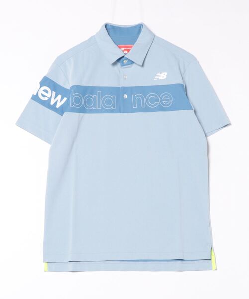 New Balance Golf(ニューバランスゴルフ)の「【new balance golf】こかげMAX 半袖 カラーシャツ (MENS SPORT)(ポロシャツ・メンズ・ブルー系その他2/ホワイト/ブラック・LARGE/X-LARGE/MEDIUM/XX-LARGE)」の6枚目の写真