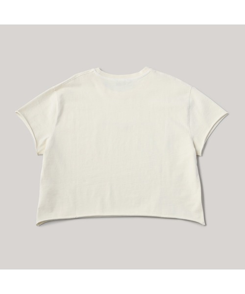 TOMMY HILFIGER(トミーヒルフィガー)の「ミュートガーメントダイコープロゴTシャツ(Tシャツ/カットソー・レディース・アイボリー/ピンク・MEDIUM/SMALL/X-SMALL)」の4枚目の写真