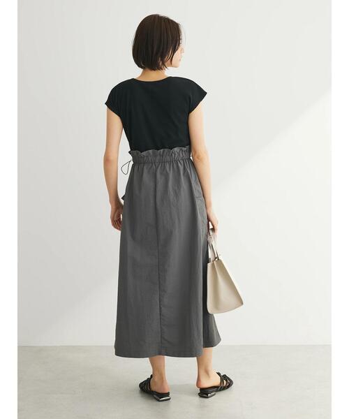 ELENCARE DUE(エレンカーレデュエ)の「・ELENCARE DUE ミリタリードッキングワンピ(ワンピース・レディース・アイボリー/カーキ/ブラック/チャコールグレー・FREE)」の7枚目の写真