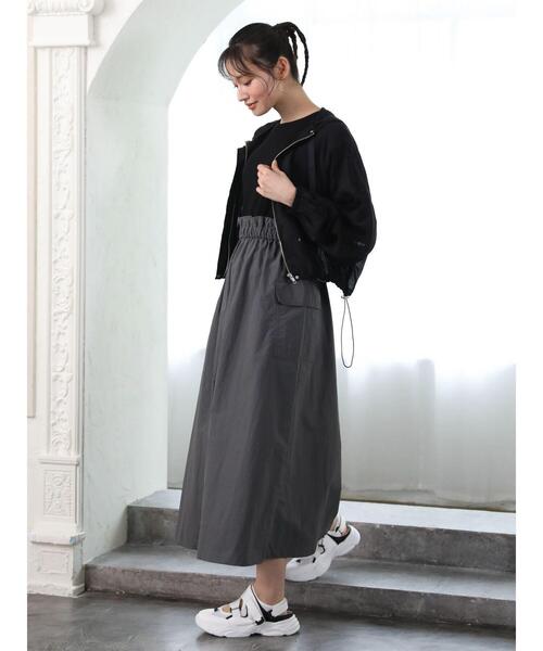 ELENCARE DUE(エレンカーレデュエ)の「・ELENCARE DUE ミリタリードッキングワンピ(ワンピース・レディース・アイボリー/カーキ/ブラック/チャコールグレー・FREE)」の15枚目の写真