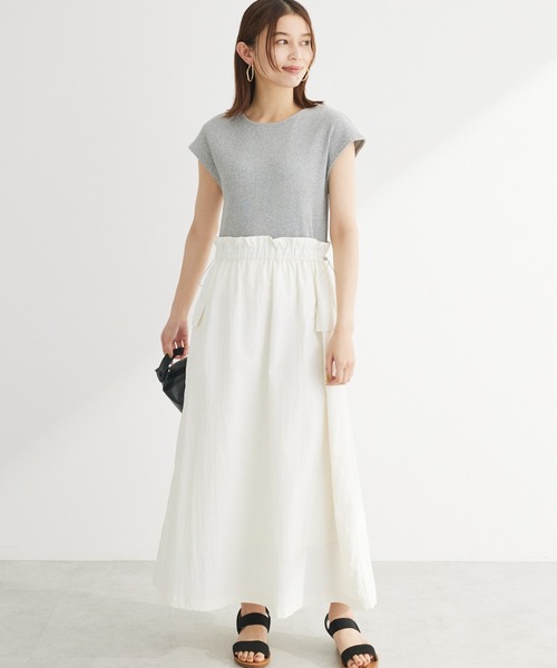 ELENCARE DUE(エレンカーレデュエ)の「・ELENCARE DUE ミリタリードッキングワンピ(ワンピース・レディース・アイボリー/カーキ/ブラック/チャコールグレー・FREE)」の2枚目の写真