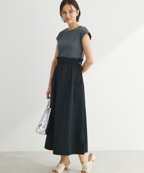 ELENCARE DUE(エレンカーレデュエ)の「・ELENCARE DUE ミリタリードッキングワンピ(ワンピース・レディース・アイボリー/カーキ/ブラック/チャコールグレー・FREE)」の1枚目の写真