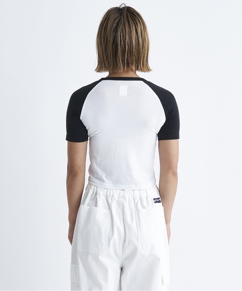 BABYMONSTER 限定 ジャージ Tシャツ ショート丈　フリーサイズ セール】24 WS FLAME SHORT SS/DCラグランショート丈半袖Tシャツ