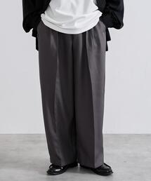 WEGO | WEGO/【WEB限定】【24年春夏新作】センタープレスワイドスラックス(スラックス)