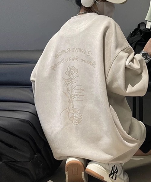 Sibra(シブラ)の「プリントTシャツ(Tシャツ/カットソー・レディース・アイボリー/ピンク・M)」の2枚目の写真