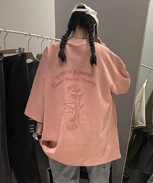 Sibra(シブラ)の「プリントTシャツ(Tシャツ/カットソー・レディース・アイボリー/ピンク・M)」の5枚目の写真