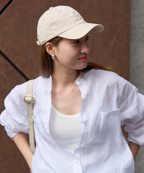 FRAMeWORK（フレームワーク）の「BETTER THAN GOOD/ベターザングッド BTG MAGAZINE CAP（キャップ・レディース・ベージュ/ブラック・FREE）」の20枚目の写真