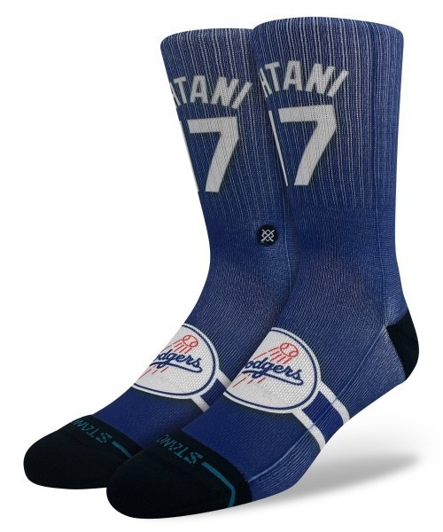 STANCE(スタンス)の「STANCE /スタンス / JERSEY OHTANI 2(ソックス/靴下・メンズ・ブルー・L)」の1枚目の写真