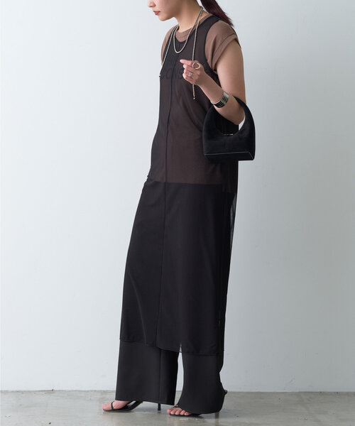 GALLARDAGALANTE（ガリャルダガランテ）の「チュールタンクワンピース  