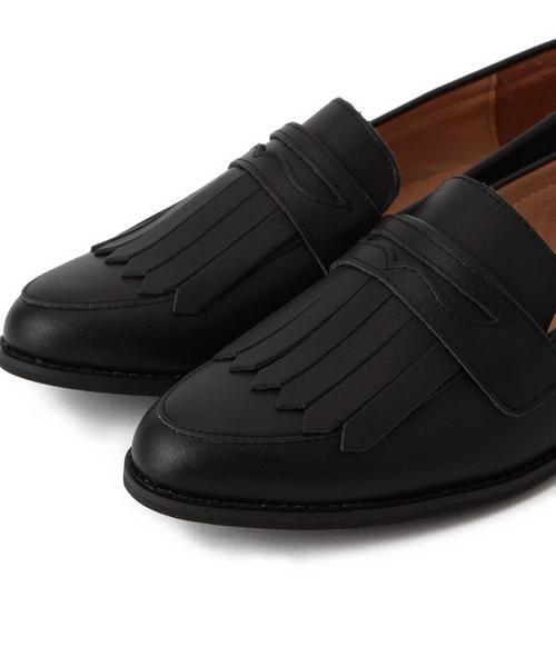 BEAUTY&YOUTH UNITED ARROWS（ビューティーアンドユースユナイテッドアローズ）の「BY レザーキルトローファー◆（ローファー・レディース・ホワイト/ブラック・37h/36h/37/36）」の7枚目の写真