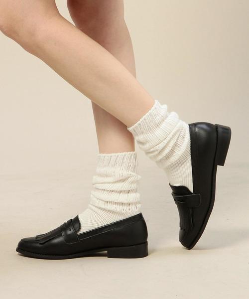 BEAUTY&YOUTH UNITED ARROWS（ビューティーアンドユースユナイテッドアローズ）の「BY レザーキルトローファー◆（ローファー・レディース・ホワイト/ブラック・37h/36h/37/36）」の10枚目の写真