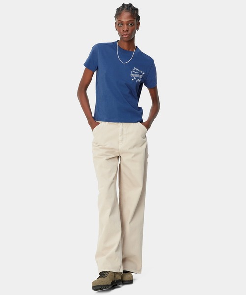 Carhartt(カーハート)の「Carhartt WIP/カーハートダブリューアイピー 半袖Tシャツ DESI I033193(Tシャツ/カットソー・レディース・ブラック/ブルー/ホワイト・S/M)」の19枚目の写真