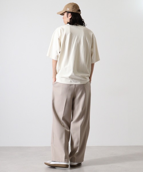 KRIFF MAYER（クリフメイヤー）の「Pigmented bandana pocket short sleeve T-shirt / ピグメント加工バンダナポケット半袖Tシャツ unisex（Tシャツ/カットソー・メンズ・オフホワイト/ライトグリーン/チャコール/オレンジ/ラベンダー・M/L/XL）」の11枚目の写真