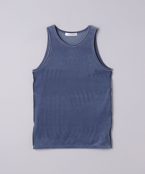 AEWEN MATOPH(イウエン マトフ)の「<AEWEN MATOPH>ベロア アメリカンスリーブ タンクトップ(タンクトップ・レディース・ライトブルー/オフホワイト/ブラック・FREE)」の19枚目の写真