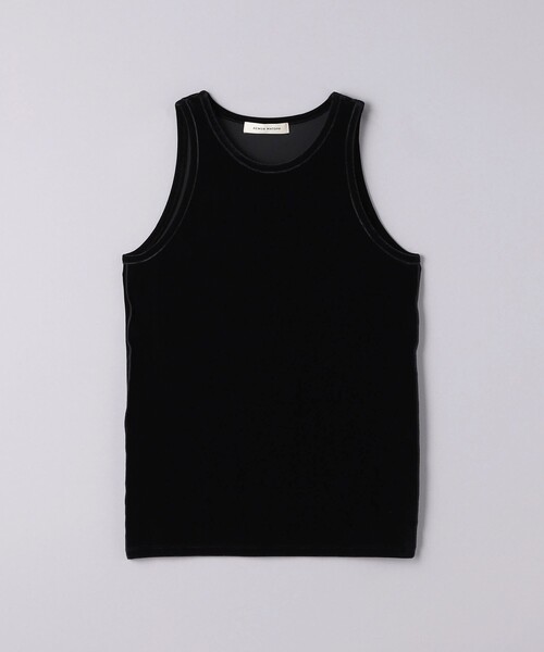 AEWEN MATOPH(イウエン マトフ)の「<AEWEN MATOPH>ベロア アメリカンスリーブ タンクトップ(タンクトップ・レディース・ライトブルー/オフホワイト/ブラック・FREE)」の9枚目の写真