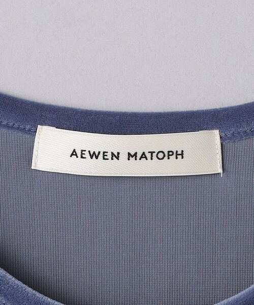 AEWEN MATOPH(イウエン マトフ)の「<AEWEN MATOPH>ベロア アメリカンスリーブ タンクトップ(タンクトップ・レディース・ライトブルー/オフホワイト/ブラック・FREE)」の5枚目の写真