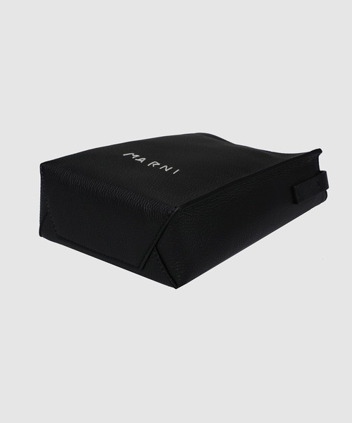 MARNI（マルニ）の「MENDING CALF LEATHER / クロスボディバッグ（ショルダーバッグ・レディース・ブラック・ONE SIZE）」の3枚目の写真