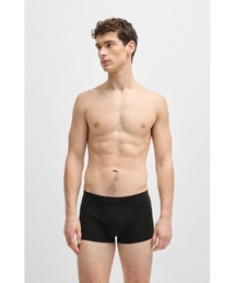 BOSS（ボス）の「シリコンロゴ ウエストバンド マイクロファイバー ボクサーパンツ （ボクサーパンツ）」