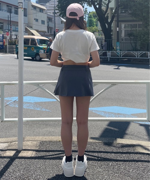 one way（ワンウェイ）の「ガーリーロゴ刺繍Ｔシャツ（Tシャツ/カットソー・レディース・ブラック/ホワイト/ホワイト×ブルー/ライトベージュ・FREE）」の12枚目の写真