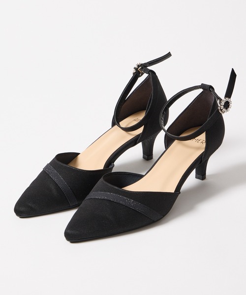 AIMER(エメ)の「ビジューモチーフセパレートパンプス(パンプス・レディース・モカ/シルバー/ベージュ/ブラック・24.5cm/23.5cm/22.5cm)」の2枚目の写真