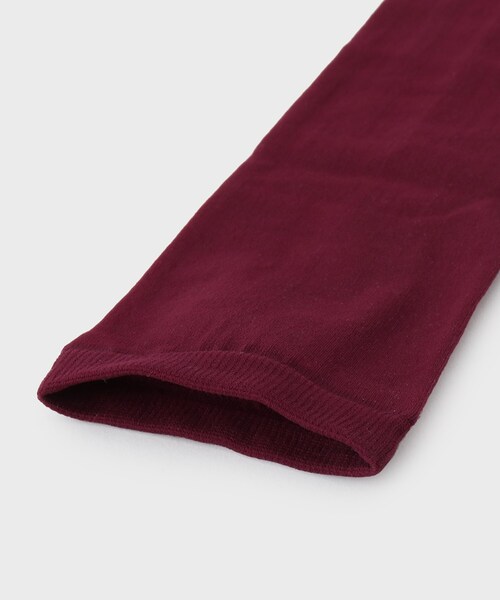 UNTITLED（アンタイトル）の「◆シアーロングソックス（ソックス/靴下・レディース・ブラック/ボルドー・99）」の8枚目の写真