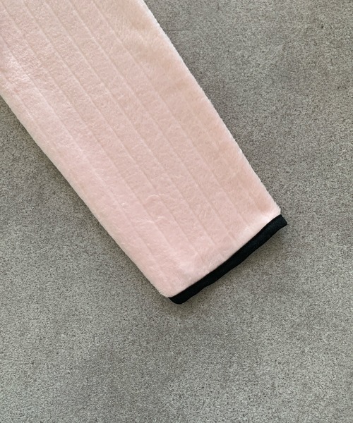 Teem Store（チームストア）の「【上下セット】【2点セット / お気に入り数2.7万人突破!】【お得セット】フリース フロントリボンデザインスクエアネックルームウェア モコフワ（ルームウェア/パジャマ・レディース・その他/ブルー/ホワイト/ピンク・M/L）」の18枚目の写真