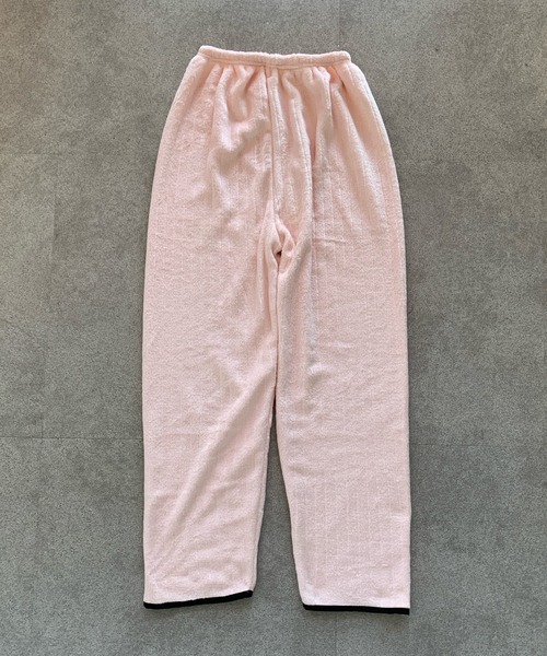 Teem Store（チームストア）の「【上下セット】【2点セット / お気に入り数2.7万人突破!】【お得セット】フリース フロントリボンデザインスクエアネックルームウェア モコフワ（ルームウェア/パジャマ・レディース・その他/ブルー/ホワイト/ピンク・M/L）」の17枚目の写真