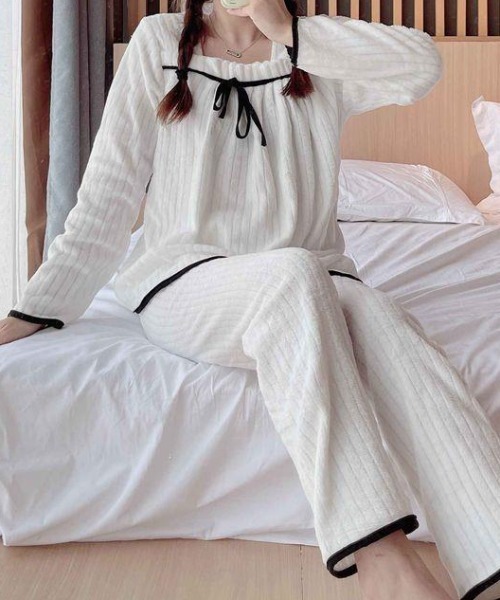 セール】【上下セット】【2点セット】【お得セット】フリース フロント