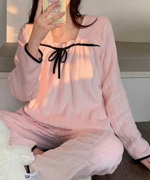 セール】【上下セット】【2点セット】【お得セット】フリース フロント