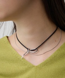 AZUL by moussy | タイデザインレイヤードチョーカー(チョーカー)