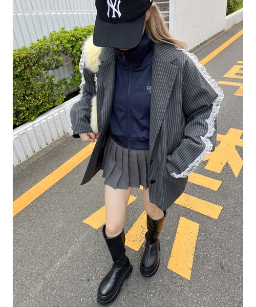 WC（ダブル シー）の「レースラインビッグジャケット（テーラード