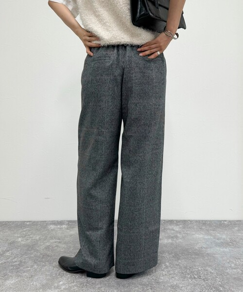 fredy emue（フレディエミュ）の「TRウエストシャーリングセミワイドパンツ（その他パンツ・レディース・ブラック/グレー/グレー系その他・38/36）」の3枚目の写真