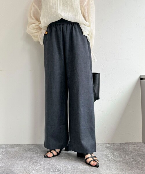 fredy emue（フレディエミュ）の「TRウエストシャーリングセミワイドパンツ（その他パンツ・レディース・ブラック/グレー/グレー系その他・38/36）」の11枚目の写真