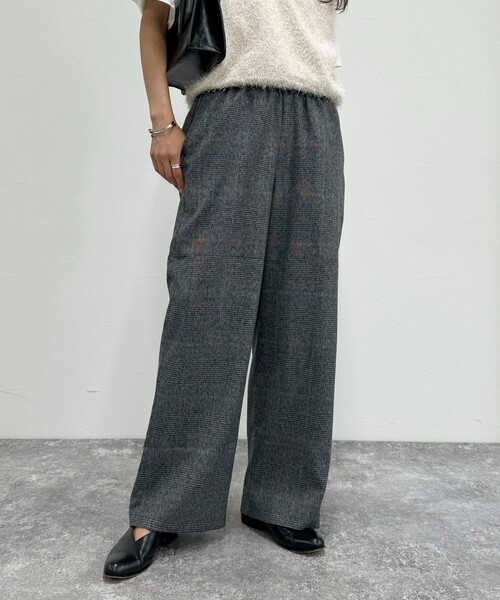 fredy emue（フレディエミュ）の「TRウエストシャーリングセミワイドパンツ（その他パンツ・レディース・ブラック/グレー/グレー系その他・38/36）」の15枚目の写真