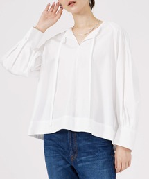 qualite | コットンタックスリーブシャツ(シャツ/ブラウス)