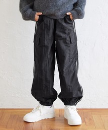 キッズ サイドラインパラシュートカーゴパンツ