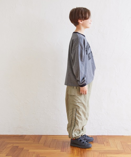 coca（coca）（コカ）の「キッズ サイドラインパラシュートカーゴパンツ（カーゴパンツ・キッズ・アイボリー/ブラック/ベージュ・120/130/140/150）」の11枚目の写真