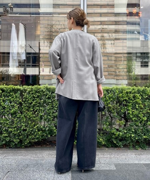 VIYELLA Vネックジャケット　グレー　新品未使用タグ付き journal standard L'essage（ジャーナルスタンダードレサージュ）の