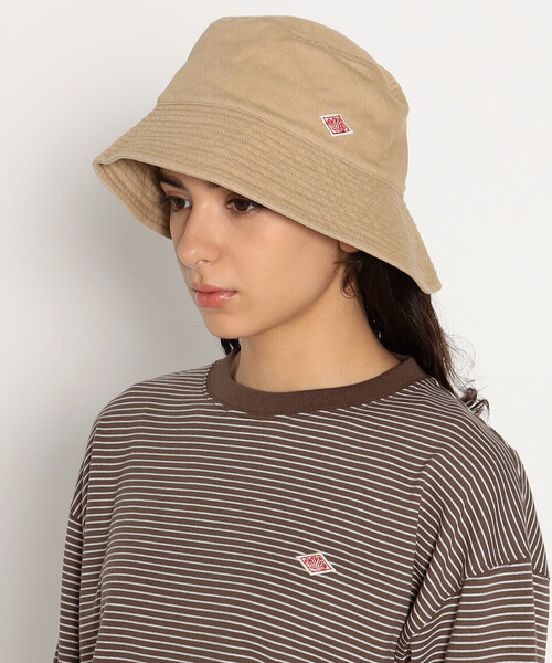 DANTON（ダントン）の「COTTON DRILL BUCKET HAT（ハット・レディース・ブラック/チャコール/オートミール・F）」の11枚目の写真
