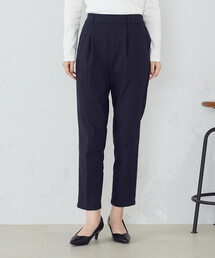 【美しいベーシックパンツ】裏起毛テーパードパンツ