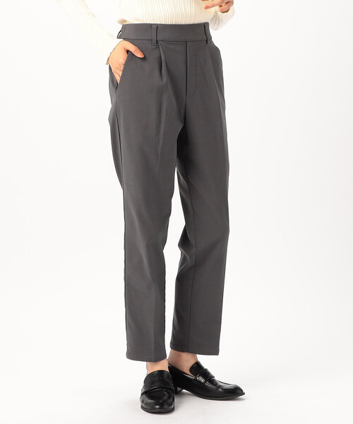 COMME CA MODELS（コムサモデルズ）の「【美しいベーシックパンツ】裏起毛テーパードパンツ（その他パンツ・レディース・ブラック/チャコール/ネイビー/ベージュ・X-SMALL/SMALL/MEDIUM/LARGE/X-LARGE）」の11枚目の写真