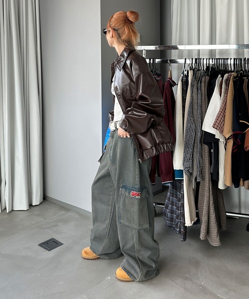 sedacle(セダクル)の「カーゴワイドデニム(デニムパンツ・メンズ・インディゴブルー/ブルー/ブラック・SMALL/MEDIUM/LARGE)」の16枚目の写真