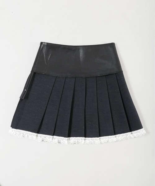 PHILLY（フィリー）の「【PHILLY】レースパイピングPUスカート（スカート・レディース・ブラック/ブラウン・FREE）」の22枚目の写真