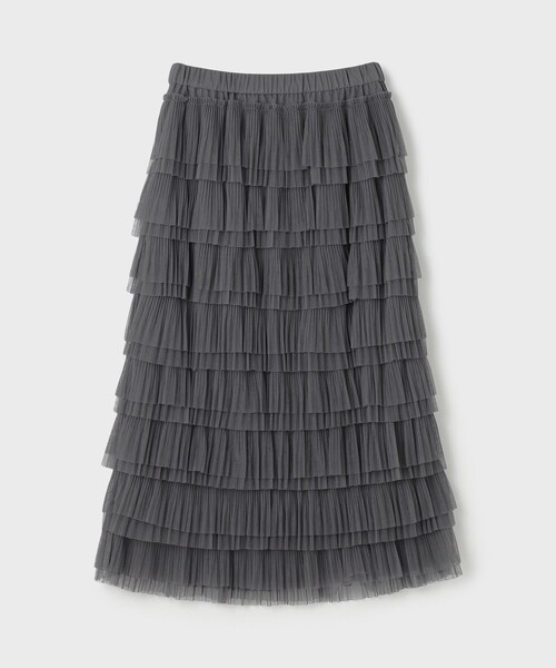 タイトティアードチュールスカート（スカート）｜GRACE