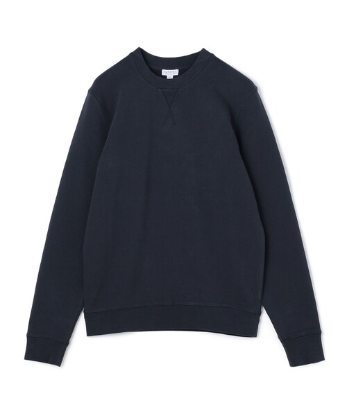 SUNSPEL（サンスペル）の「SUNSPEL コットン ループバックスウェットシャツ（スウェット・メンズ・ブルー/グレー/ネイビー・L/M/S）」の3枚目の写真