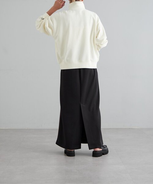 【セール】オーガニックコットンハーフZipスウェット（Tシャツ/カットソー）｜earthy（アーシー）