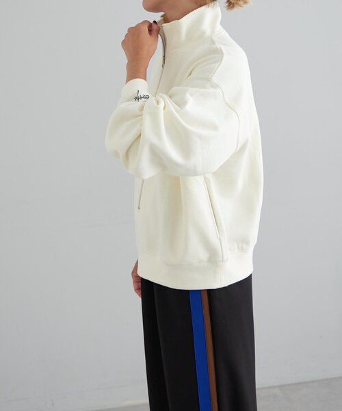 【セール】オーガニックコットンハーフZipスウェット（Tシャツ/カットソー）｜earthy（アーシー）