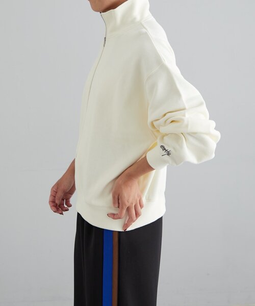 【セール】オーガニックコットンハーフZipスウェット（Tシャツ/カットソー）｜earthy（アーシー）