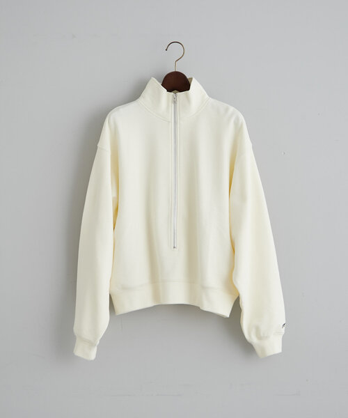 【セール】オーガニックコットンハーフZipスウェット（Tシャツ/カットソー）｜earthy（アーシー）