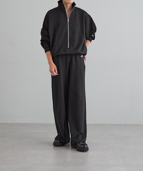 【セール】オーガニックコットンハーフZipスウェット（Tシャツ/カットソー）｜earthy（アーシー）